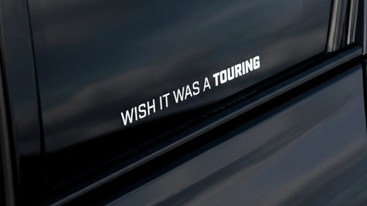 “WISH IT WAS A TOURING” Sticker Set by FELKAN (2pcs)