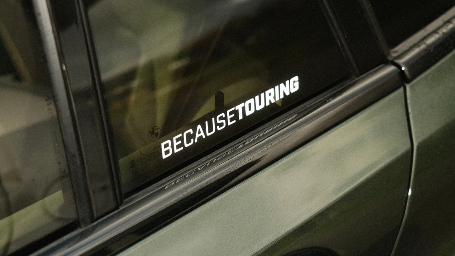 “BECAUSE TOURING” Sticker Set by FELKAN (2pcs)